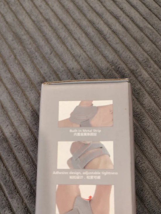 CMC Thumb Brace for Men — Gray Support Strap - Picture 2 of 3